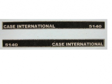 Case International 5140 Haubenbeschriftung