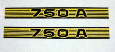 John Deere Typenbezeichnung "750 A" auf WAF 37x4 mm