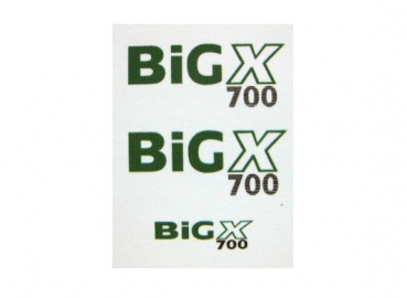 Decalset "Big X 700"