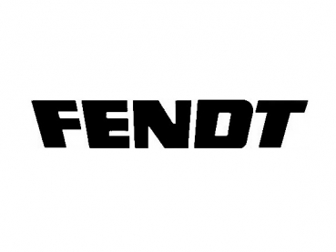 Schriftzug "Fendt" ca. 7,5 x 1,5 mm