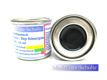 Schlepperlack Steyr Schwarzgrau 14 ml.