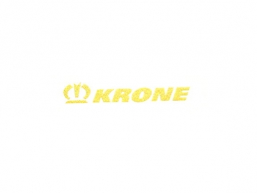 Krone Schriftzug mit Logo 16x3 mm Beige WAF