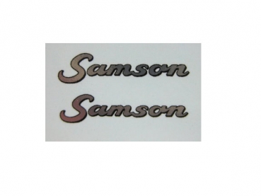 Samson  Silber Schwarz ca. 22,5 x 5,5 mm