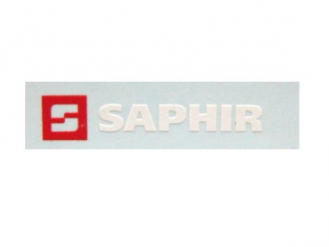 Saphir Herstellerbeschriftung ca. 15x3 mm Version 1