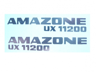 Amazone Spritzenbeschriftung UX 11200 WAF Silber