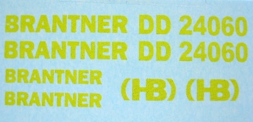 Brantner  Aufklebersatz für "DD24060"