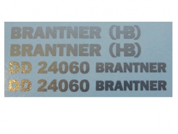 Brantner DD 24060 Kombiaufkleber Silber auf WAF