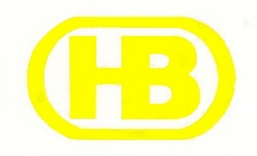 Brandner Logo Gelb Rahmen geschlossen 6,5x4 mm