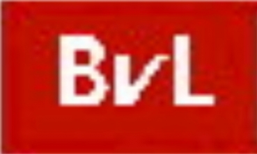 BvL Logo Weiss auf Rot 11x6,6 mm