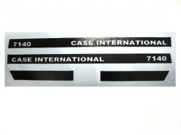 Beschriftungssatz "Case International 7140"