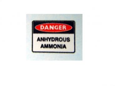 "Danger Amoniak" Universaldecal 15 x 11 mm WAF