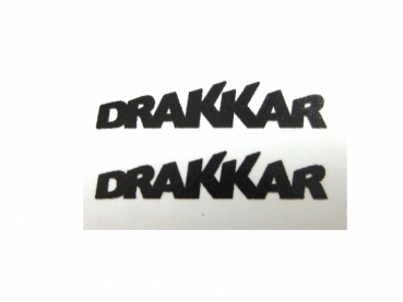 "DRAKKAR" Hängerbeschriftung 19 x 4 mm WAF
