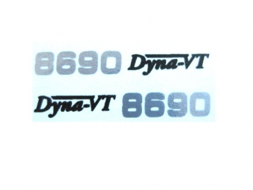 Typenbeschriftung Dyna-VT 8690 im Satz