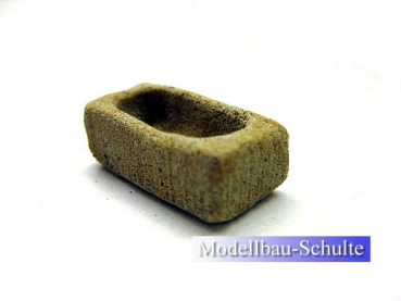 Futtertrog Sandstein 24,5 x 12 x 9 mm