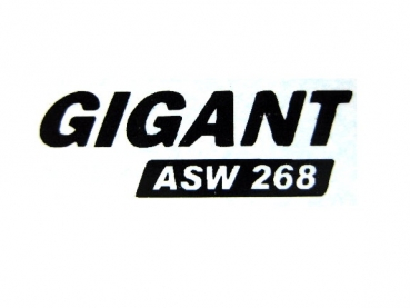 Fliegl " Gigant ASW 268" Schwarz 26 x 9,1 mm WAF
