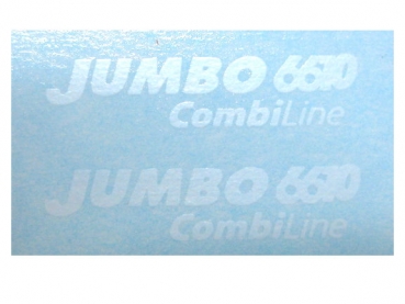 "Jumbo CombiLine 6610" 25 x 6 mm Weiß / WAF