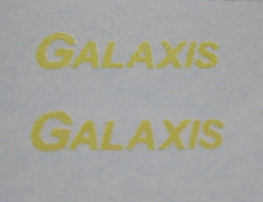Kerner Typenbezeichnung "Galaxis" Gelb 13,6x3 mm