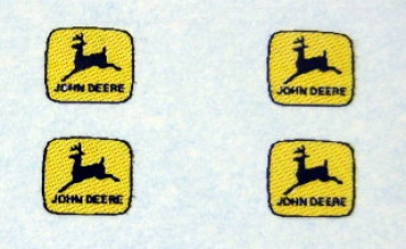 John Deere Logo 4x4 mm landender Hirsch