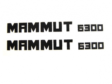 MAMMUT 6300 Typenbezeichnung 33 x 3,5 mm Schwarz WAF