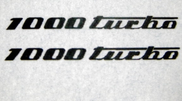MB Trac Typenbezeichnung "1000 turbo" schwarz 22x2 mm
