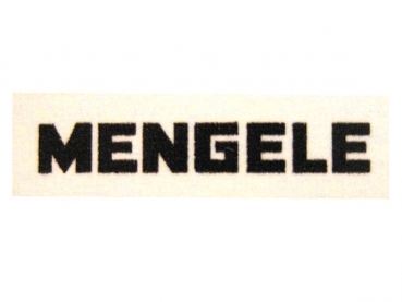 Mengele Schriftzug 17 x 3 mm WAF im Satz zu 2 Stück