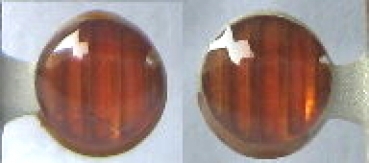 Scheinwerferimitat Rund Orange 2,5 mm