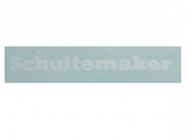Schuitemaker Schriftzug 55 x 5 mm Weiß auf WAF