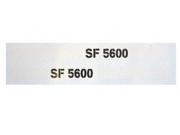 Mengele Typenbeschriftung SF 5600 80x6 mm im Satz