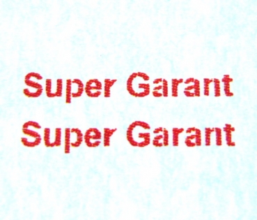 Mengele "Super Garant" 13x2 auf WAF im Satz