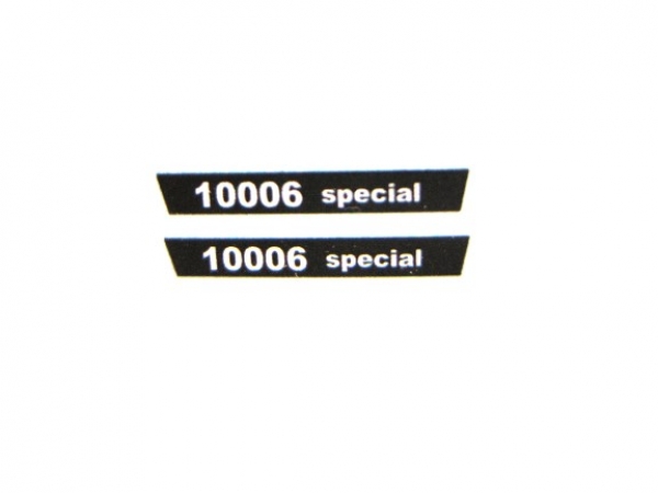 Deutz Typenbeschriftung " 10006 special" im Satz