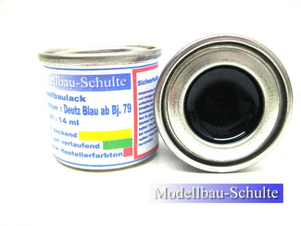 Schlepperlack Deutz Blau ab Bj. 79  14 ml