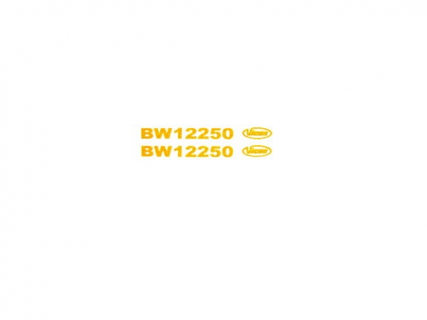 Vicon Gerätebeschriftung " BW 12250" im Satz