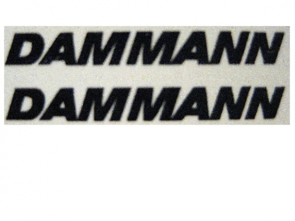 "DAMMANN" Schriftzug 25x3 mm WAF