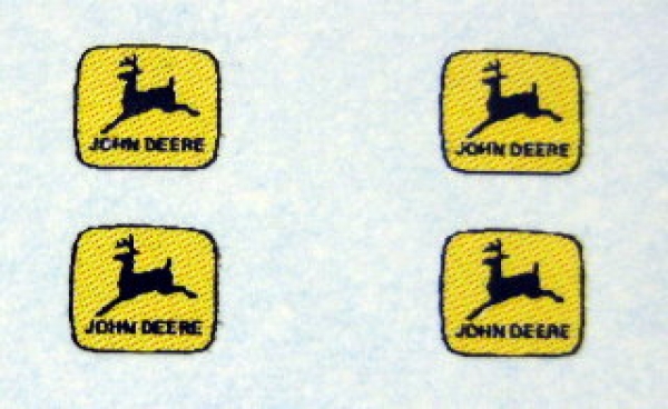John Deere Logo 4x4 mm landender Hirsch