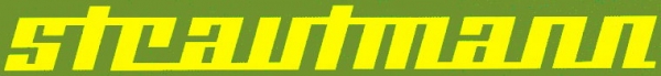 Strautmann Logo Gelb auf Grün 12x1,5 mm