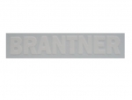 Brantner Schriftzug 33 x 5 mm Weiß