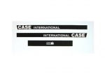 Haubenbeschriftung CASE International Set 2