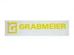 Grabmeier Logo mit Schriftzug 43 x 8 mm Gelb