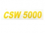 Typenbeschriftung "CSW 5000" Gelb auf WAF