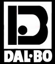 DAL-BO Schriftzug mit Logo Weiß 7x8 mm