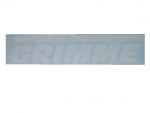 Grimme Logo ca. 13x3 mm Weiß auf WAF