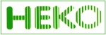 Heko Logo mit Rahmen 15x5 mm