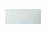 Schriftzug "Holmer" 22 x 5,8 mm Weiß auf WAF
