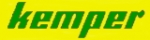 Kemper Logo Grün auf Gelb ohne Rahmen 15,5x3,9 mm