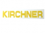 Kirchner Schriftzug Gelb auf WAF 18 x 3 mm