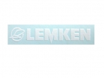 Lemken Logo mit Schriftzug 13 x 2,4 mm weiß auf WAF