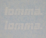 lomma Schriftzug Weiß 13,5x3 mm WAF