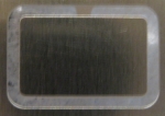 Nummernschilhalter aus Metall 9,5x5,5 mm